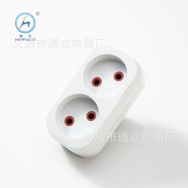 European row plug English socket two holes flat plug two board transfer board white plug board European row plug English socket two holes flat plug two board transfer board white plug board