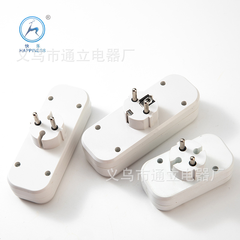 European row plug English socket two holes flat plug two board transfer board white plug board European row plug English socket two holes flat plug two board transfer board white plug board