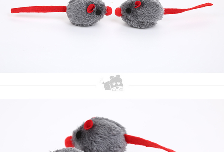 The Cat toy plush red nose mouse interactive play catch The Cat toy plush red nose mouse interactive play catch
