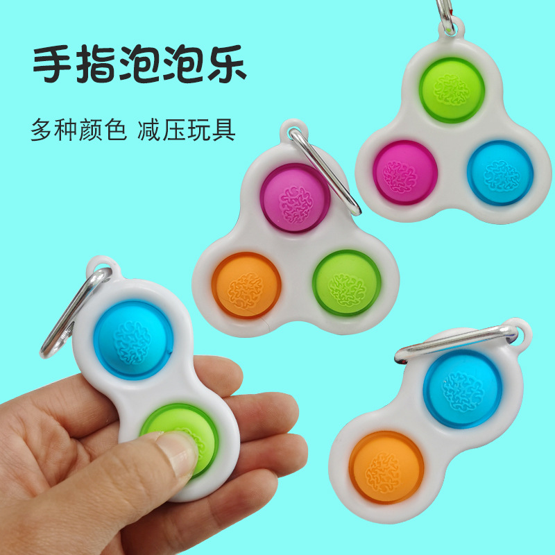 Finger Fidget Finger Bubble Music Multiple Pressing Keychain Mouse Killer Pioneer Toy Cross-Border Amazon Toy