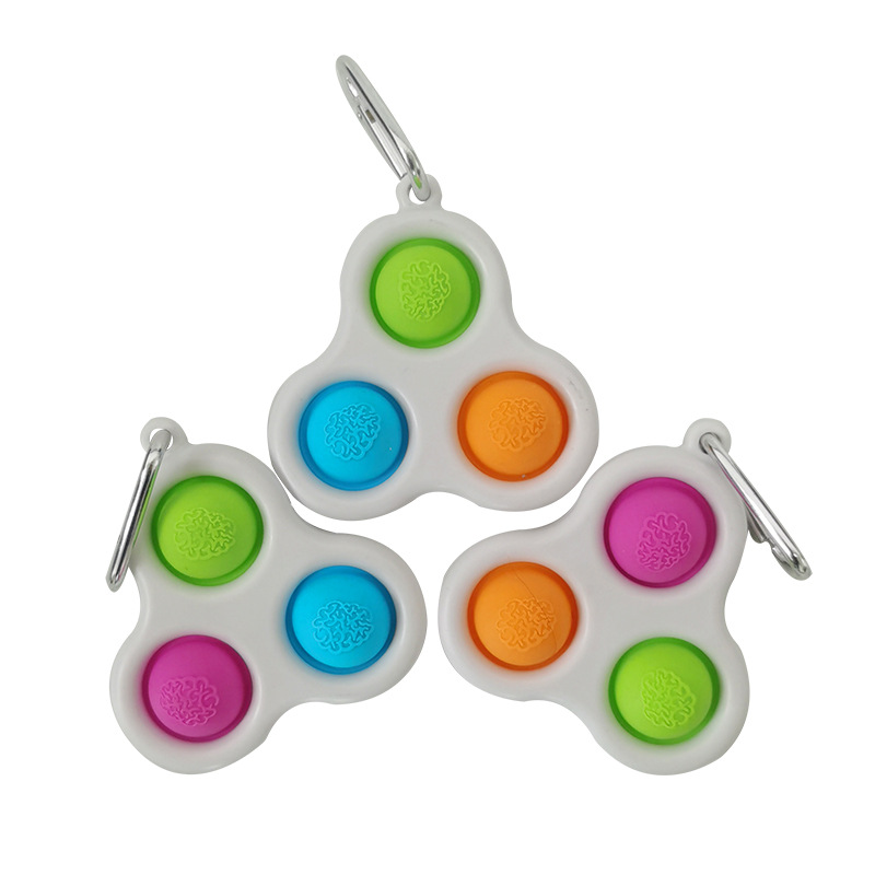 Finger Fidget Finger Bubble Music Multiple Pressing Keychain Mouse Killer Pioneer Toy Cross-Border Amazon Toy