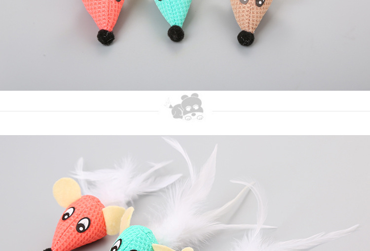 New PET cat toy mouse head with feathers apple Toy cat toy Factory Spot Wholesale Cross-border hot Sales New PET cat toy mouse head with feathers apple Toy cat toy Factory Spot Wholesale Cross-border hot Sales