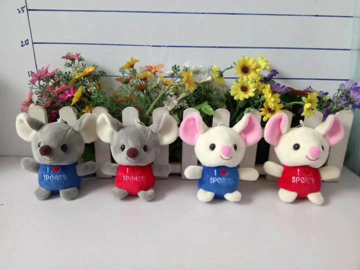 New Popular Year of the Rat Mascot Little Mouse Doll Small Pendant to Map and Sample Custom Plush Toy Manufacturer