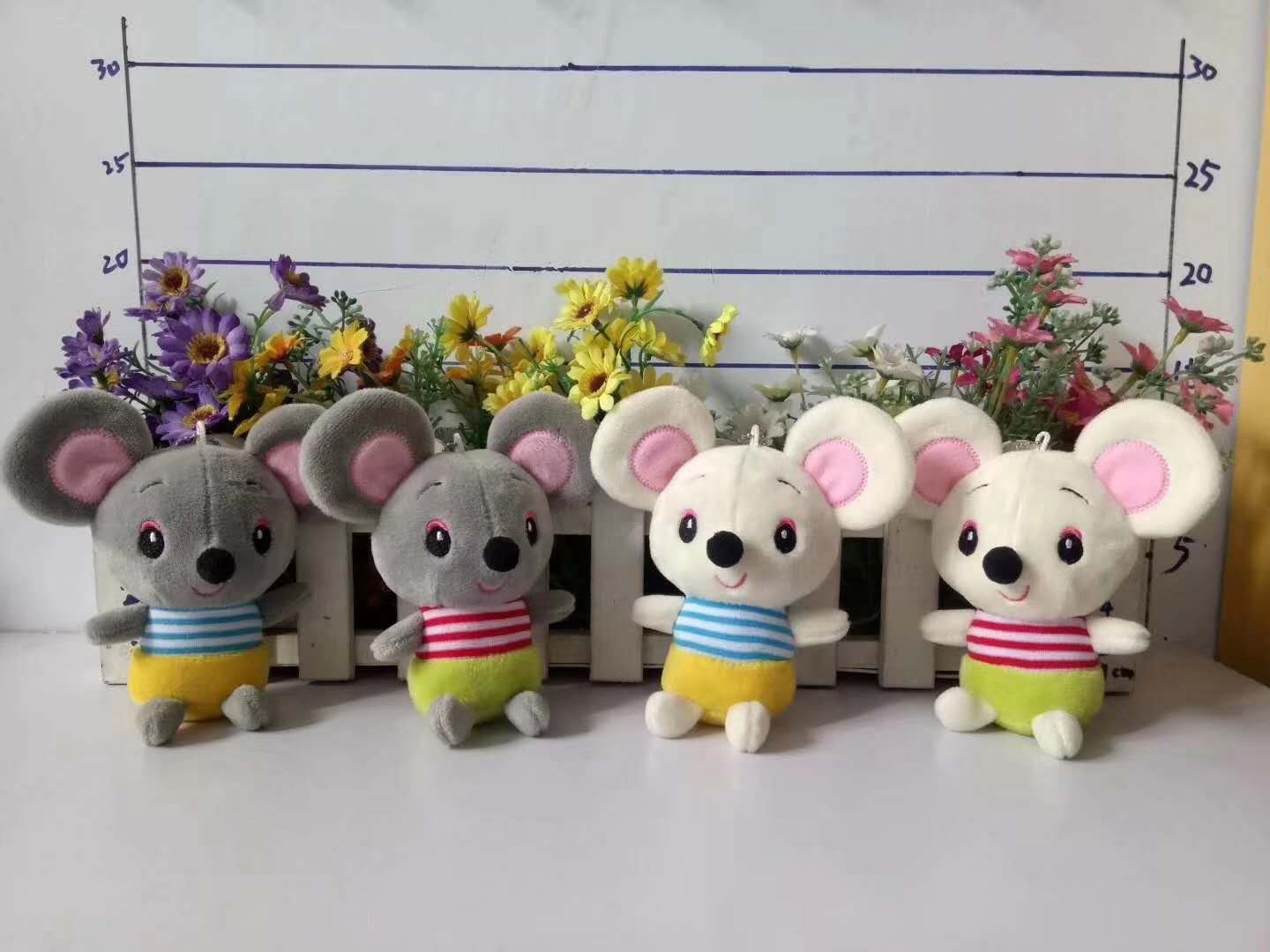 New Popular Year of the Rat Mascot Little Mouse Doll Small Pendant to Map and Sample Custom Plush Toy Manufacturer