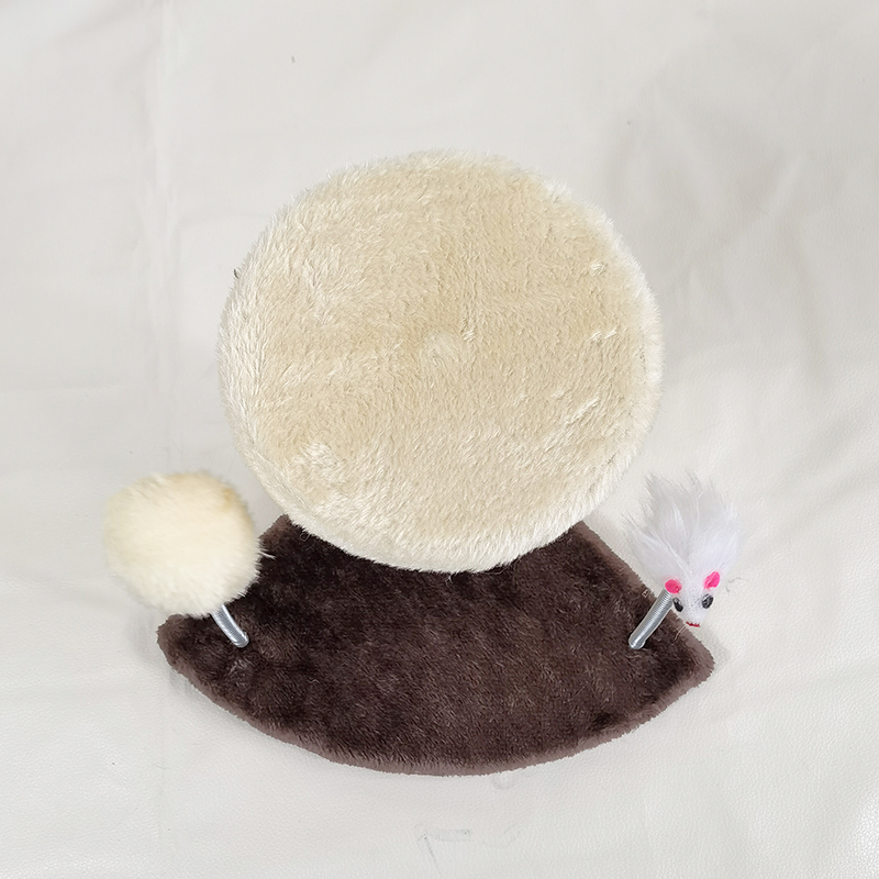 Factory Direct Sales New Small Cats Climbing Frame Sisal Fleece Cloth Pet Toy Hair Ball Mouse Cat Supplies Cross-Border