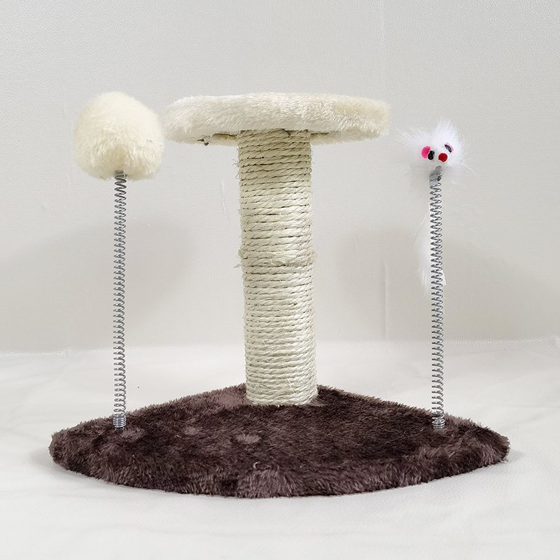 Factory Direct Sales New Small Cats Climbing Frame Sisal Fleece Cloth Pet Toy Hair Ball Mouse Cat Supplies Cross-Border Factory Direct Sales New Small Cats Climbing Frame Sisal Fleece Cloth Pet Toy Hair Ball Mouse Cat Supplies Cross-Border