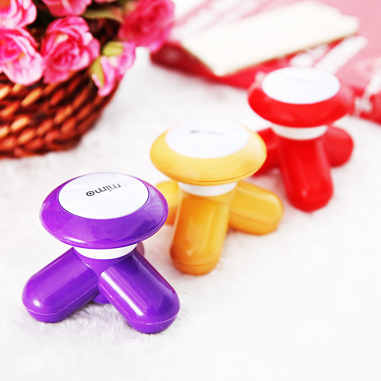 Creative Small Triangle Massager Mini Massager Tripod Massager Wholesale Send USB Cable