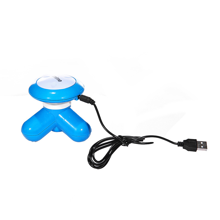 Creative Small Triangle Massager Mini Massager Tripod Massager Wholesale Send USB Cable