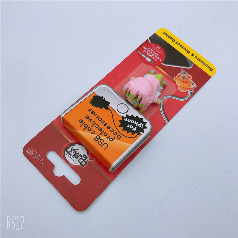 Kimetsu No Yaiba USB Cable Protection Sleeve Tanjirou Mi Dou Yiyong Shan Yi Ghost Destroy Doll Doll Kimetsu No Yaiba USB Cable Protection Sleeve Tanjirou Mi Dou Yiyong Shan Yi Ghost Destroy Doll Doll