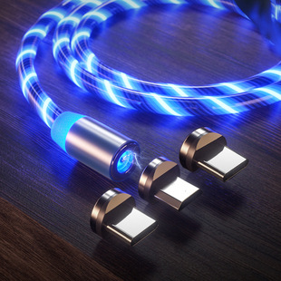Magnetic Sucker Data Cable Android Micro USB Three-in-One Charge Cable for Apple Type C Manufacturer Magnetic Sucker Data Cable Android Micro USB Three-in-One Charge Cable for Apple Type C Manufacturer