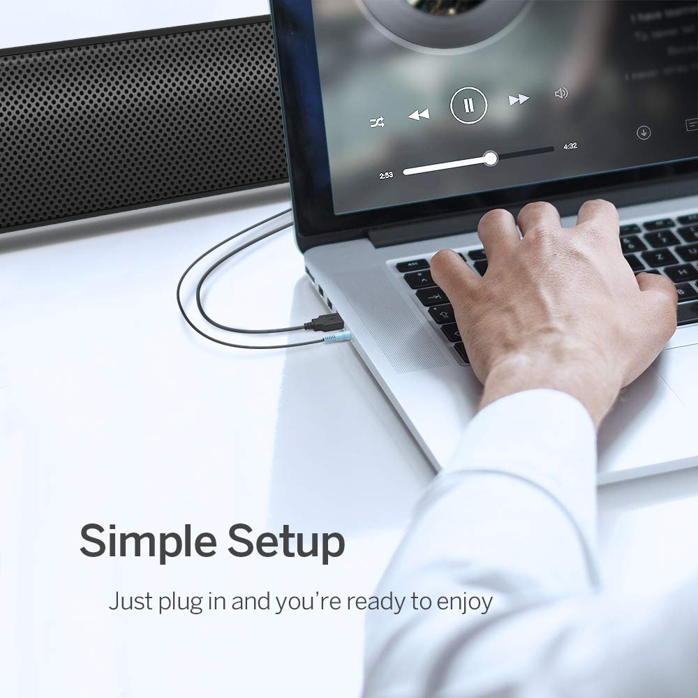 Computer USB Audio Computer Sound Booster Audio Cable Speaker Computer Game Speaker Subwoofer Factory Direct Sales Computer USB Audio Computer Sound Booster Audio Cable Speaker Computer Game Speaker Subwoofer Factory Direct Sales
