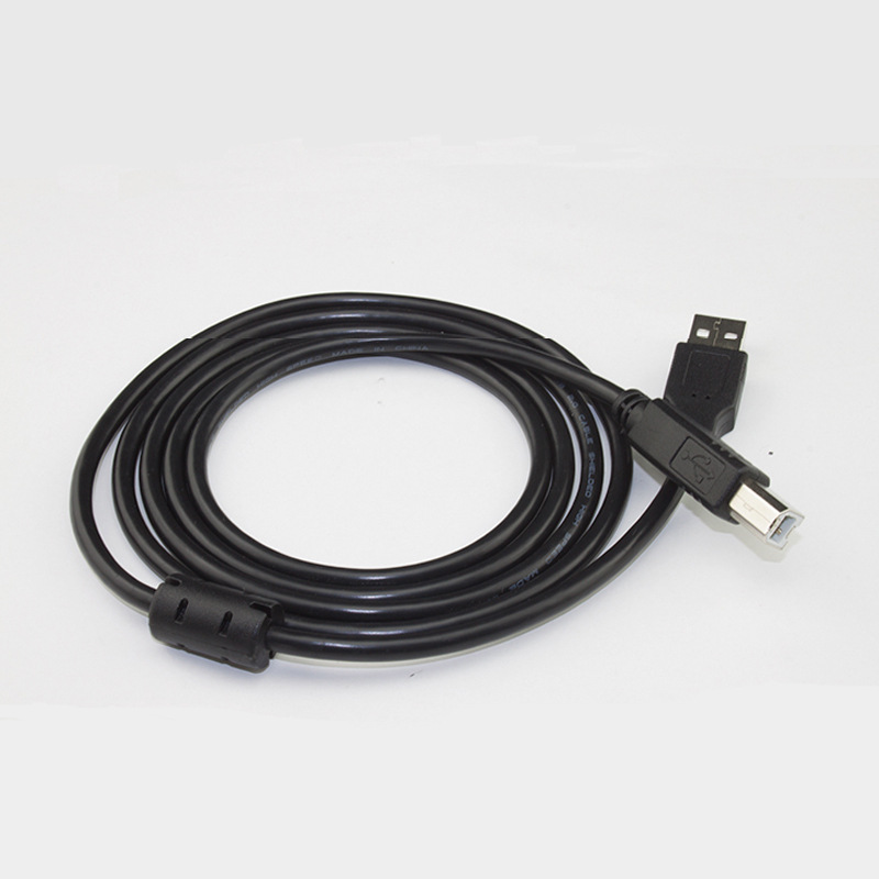 USB Cable Manufacturer USB Printer Cable 15 M AB Pure Copper Printer Cable Black Square Port Data Cable 20USB Cable