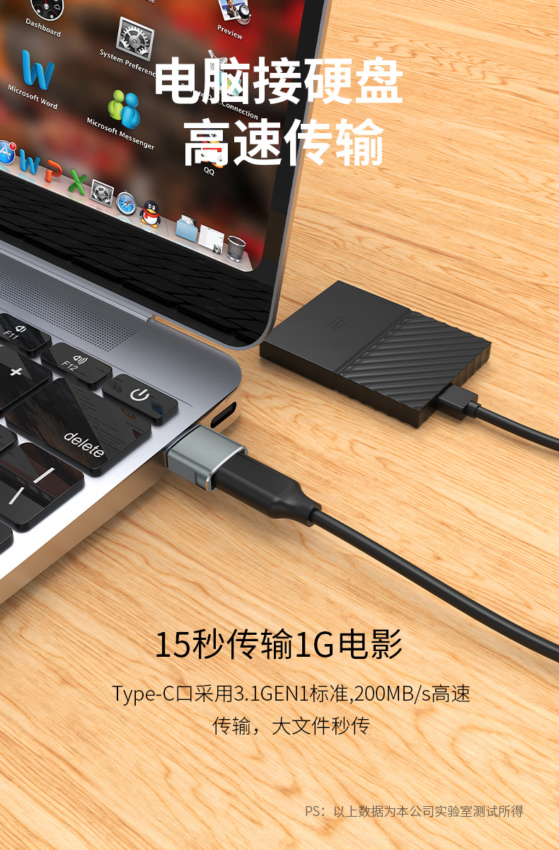 USB Male to TYPE-C Female Adapter TYPE-C Female to USB2.0 Mobile Phone Data Cable Charging Cable Adapter