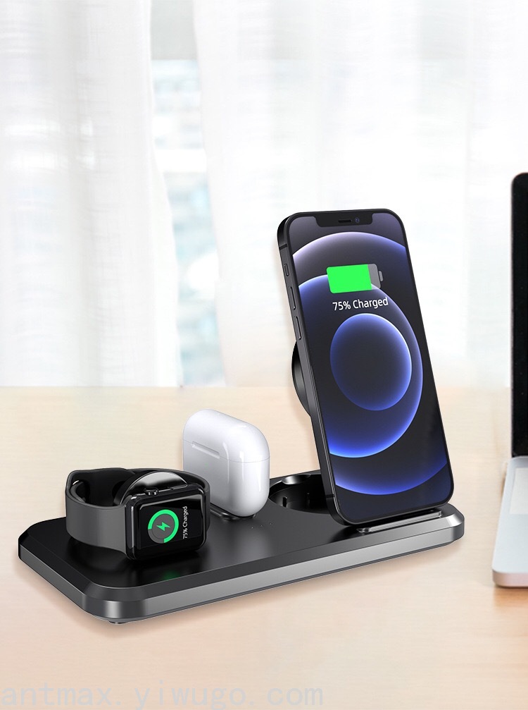 Folding Multifunctional Wireless Charger Android iPhone Universal Wireless Fast Charging Bracket Folding Multifunctional Wireless Charger Android iPhone Universal Wireless Fast Charging Bracket