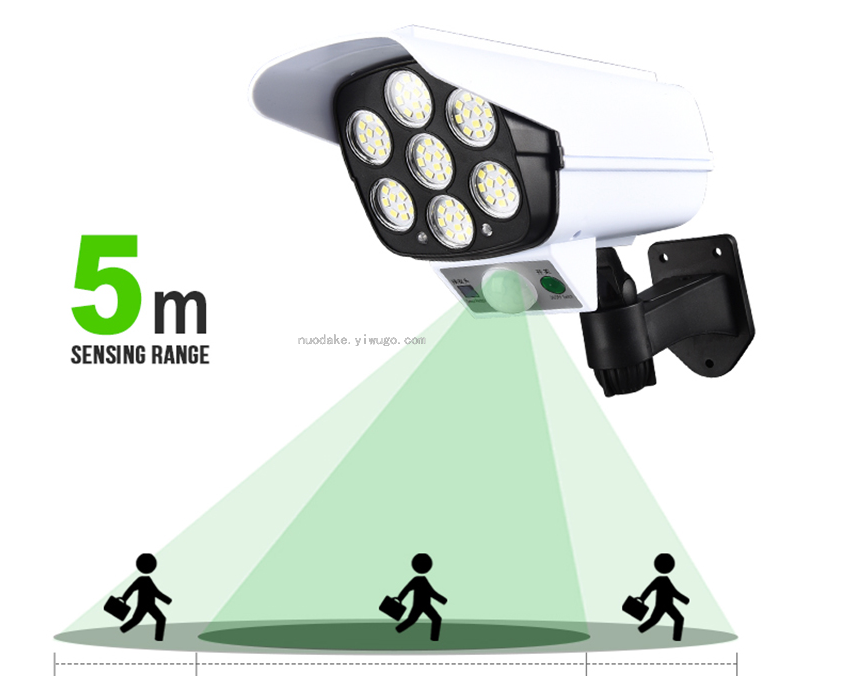 Cob Solar Simulation Monitoring Remote Control Solar Energy Human Body Induction Street Lamp Solar Energy Monitor Lamp
