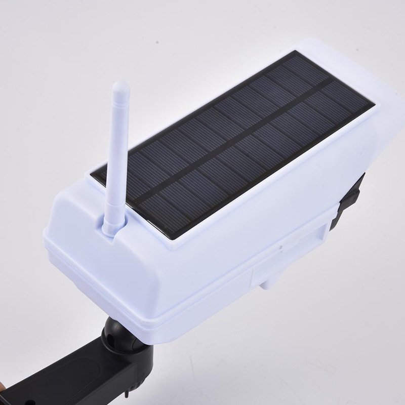 Three-Speed Solar Led Induction Wall Lamp Simulation Monitor Lamp Remote Control Integrated Monitor Lamp