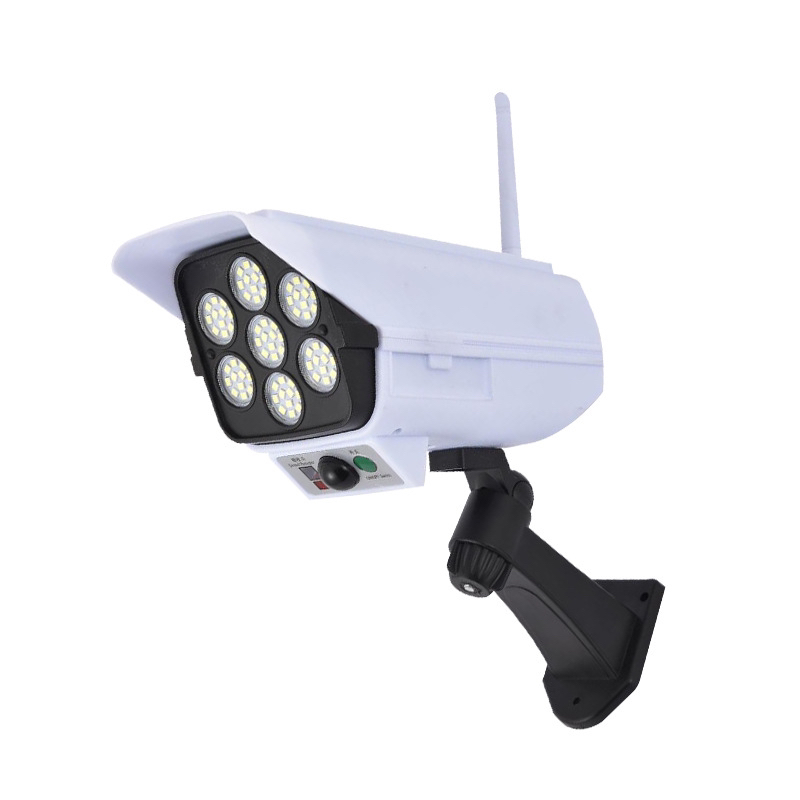 Three-Speed Solar Led Induction Wall Lamp Simulation Monitor Lamp Remote Control Integrated Monitor Lamp Three-Speed Solar Led Induction Wall Lamp Simulation Monitor Lamp Remote Control Integrated Monitor Lamp