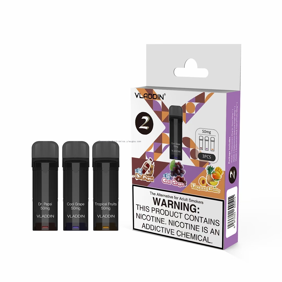 New Original Authentic Vladdinx Rechargeable Replaceable Cigarette Bomb Fruit FlavorDisposable Electronic Cigarette
