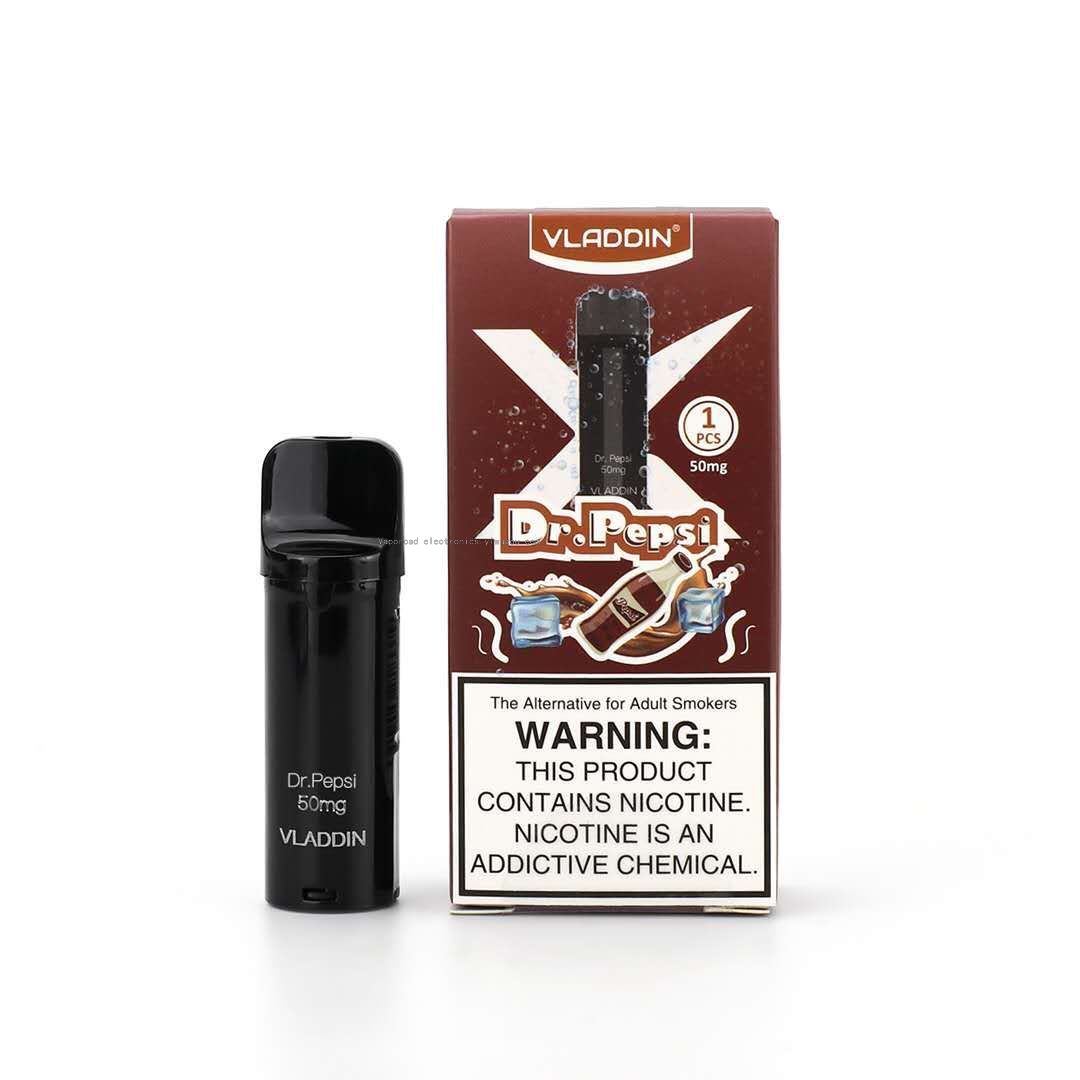 New Original Authentic Vladdinx Rechargeable Replaceable Cigarette Bomb Fruit FlavorDisposable Electronic Cigarette