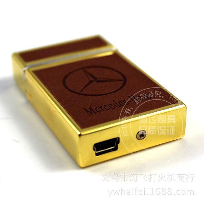 Mercedes BMW logo broke machine USB rechargeable electronic cigarette lighter lighter car is not afraid of the explosion