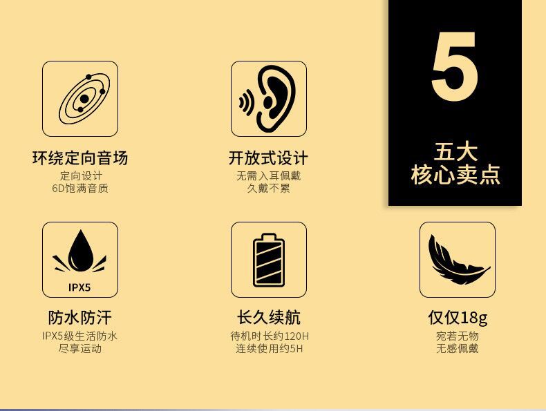 First Eye Dyy-1 Wireless Sports Bluetooth Earphone Binaural External Headphone Ear Hook Air Bone Conduction Concept First Eye Dyy-1 Wireless Sports Bluetooth Earphone Binaural External Headphone Ear Hook Air Bone Conduction Concept