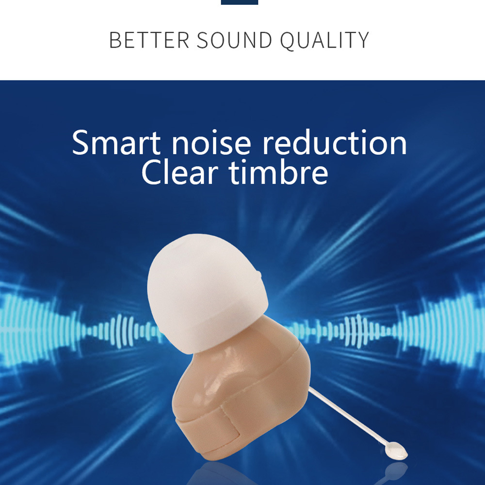 Factory Direct Sales Hot Hearing Aids Invisible in-Ear Hearing Aid Earphone Sound Amplifier Cross-Border English Version Factory Direct Sales Hot Hearing Aids Invisible in-Ear Hearing Aid Earphone Sound Amplifier Cross-Border English Version