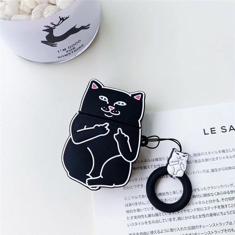 AirPods Protective Case Bear Apple Bluetooth Wireless Earphone Case Cartoon Cute Silica Gel Box Shell Applicable AirPods Protective Case Bear Apple Bluetooth Wireless Earphone Case Cartoon Cute Silica Gel Box Shell Applicable