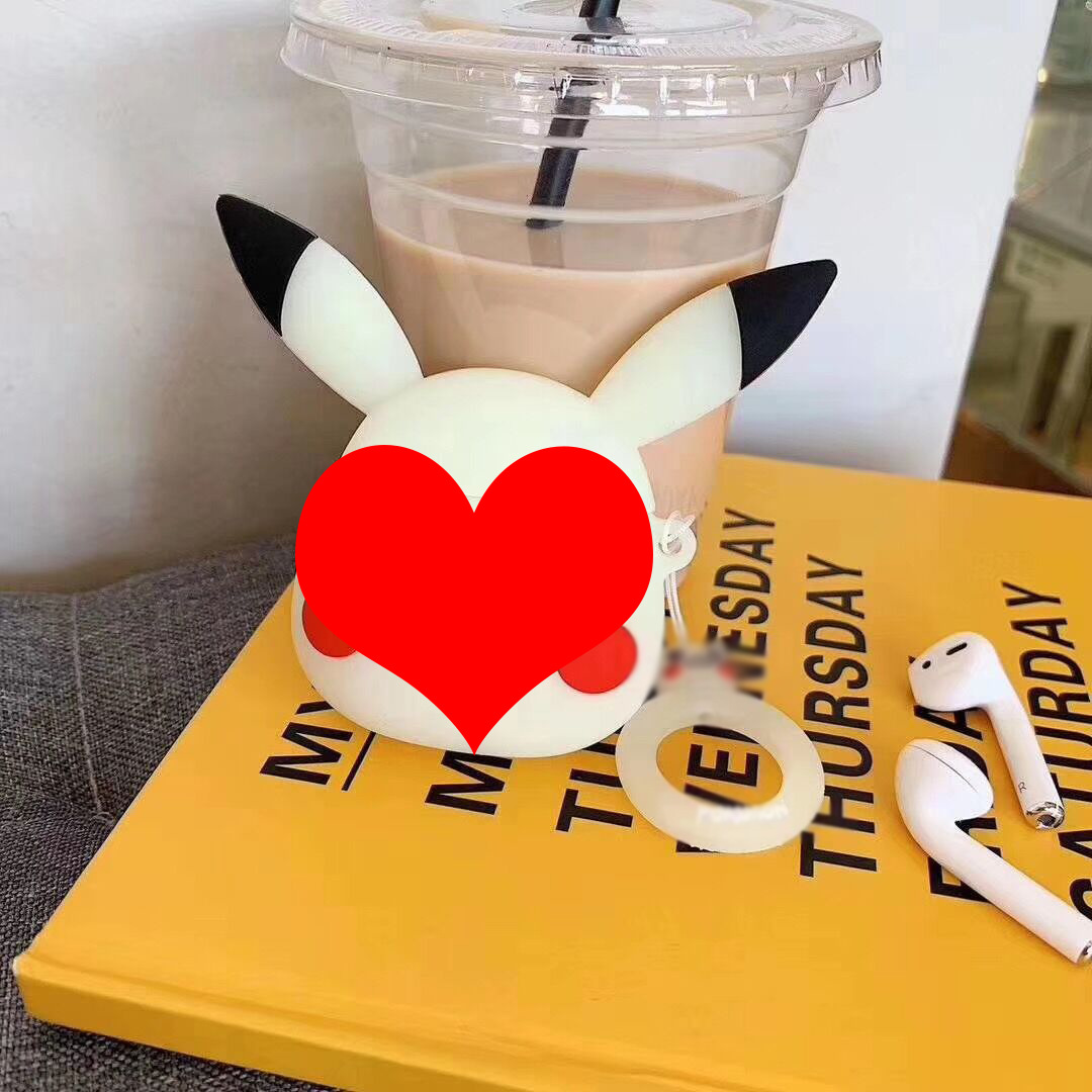 AirPods Protective Case Bear Apple Bluetooth Wireless Earphone Case Cartoon Cute Silica Gel Box Shell Applicable AirPods Protective Case Bear Apple Bluetooth Wireless Earphone Case Cartoon Cute Silica Gel Box Shell Applicable