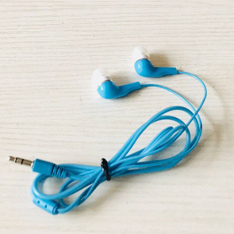 Fashion Colorful Transparent Crystal Cable Music Headset Gift Delivery 370 Gourd Head MP3 in-Ear Universal Earbuds