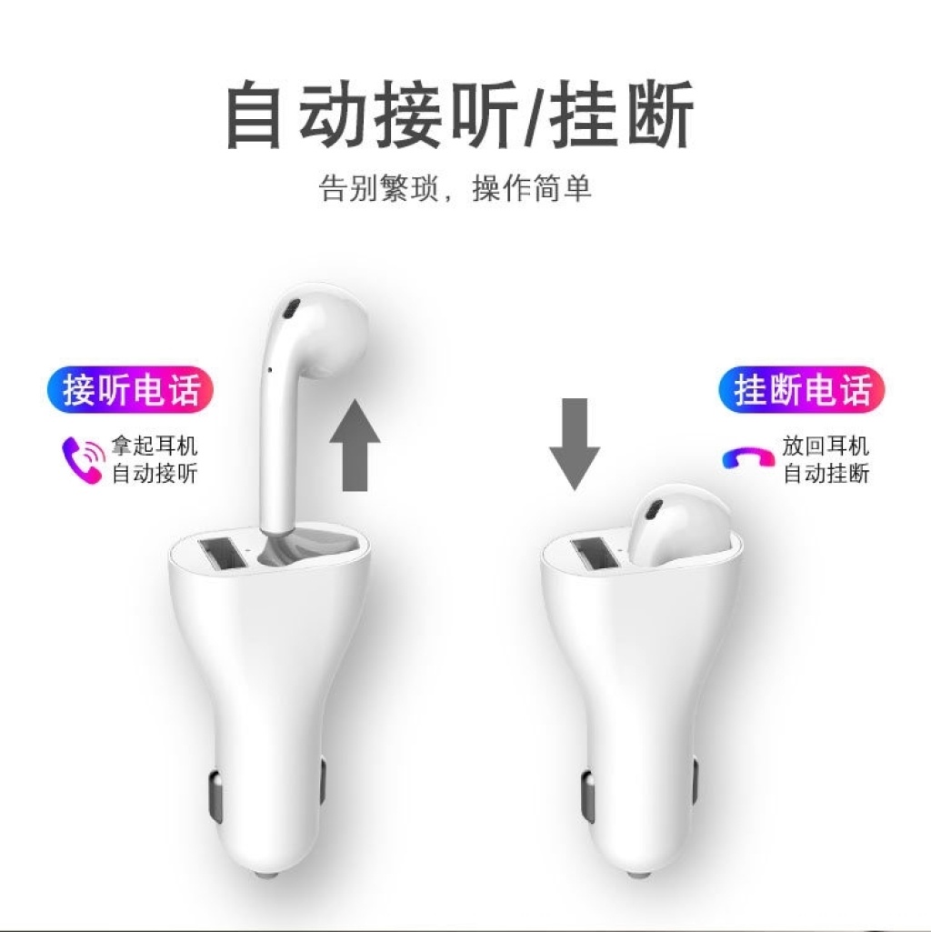 Single-ear car bluetooth headset headset headset 5.0 bluetooth car charge bluetooth headset Single-ear car bluetooth headset headset headset 5.0 bluetooth car charge bluetooth headset
