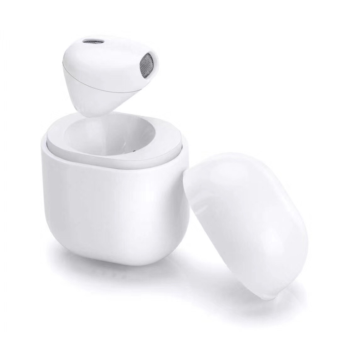 SUPER MINI bluetooth earbud IP8 stereo single ear sport headset with charging storehouse