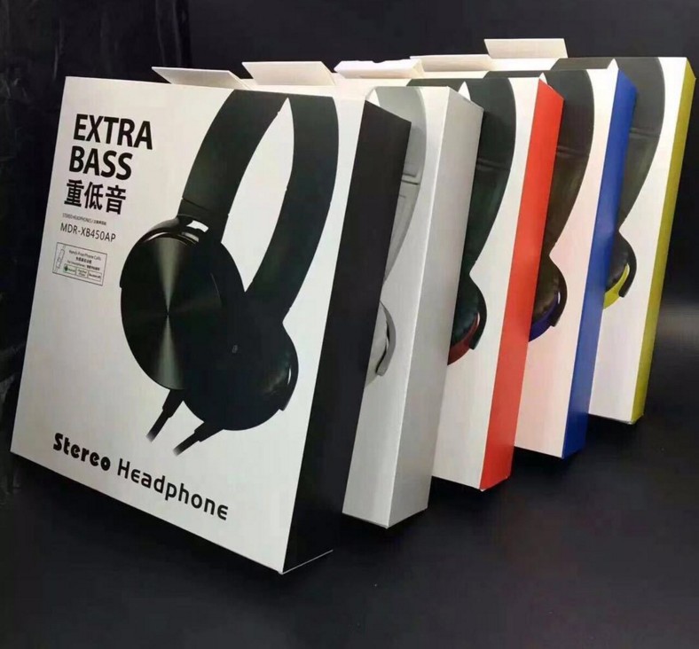 The XB450 headset MDR-XB450 headset with a microphone bass stereo headset.