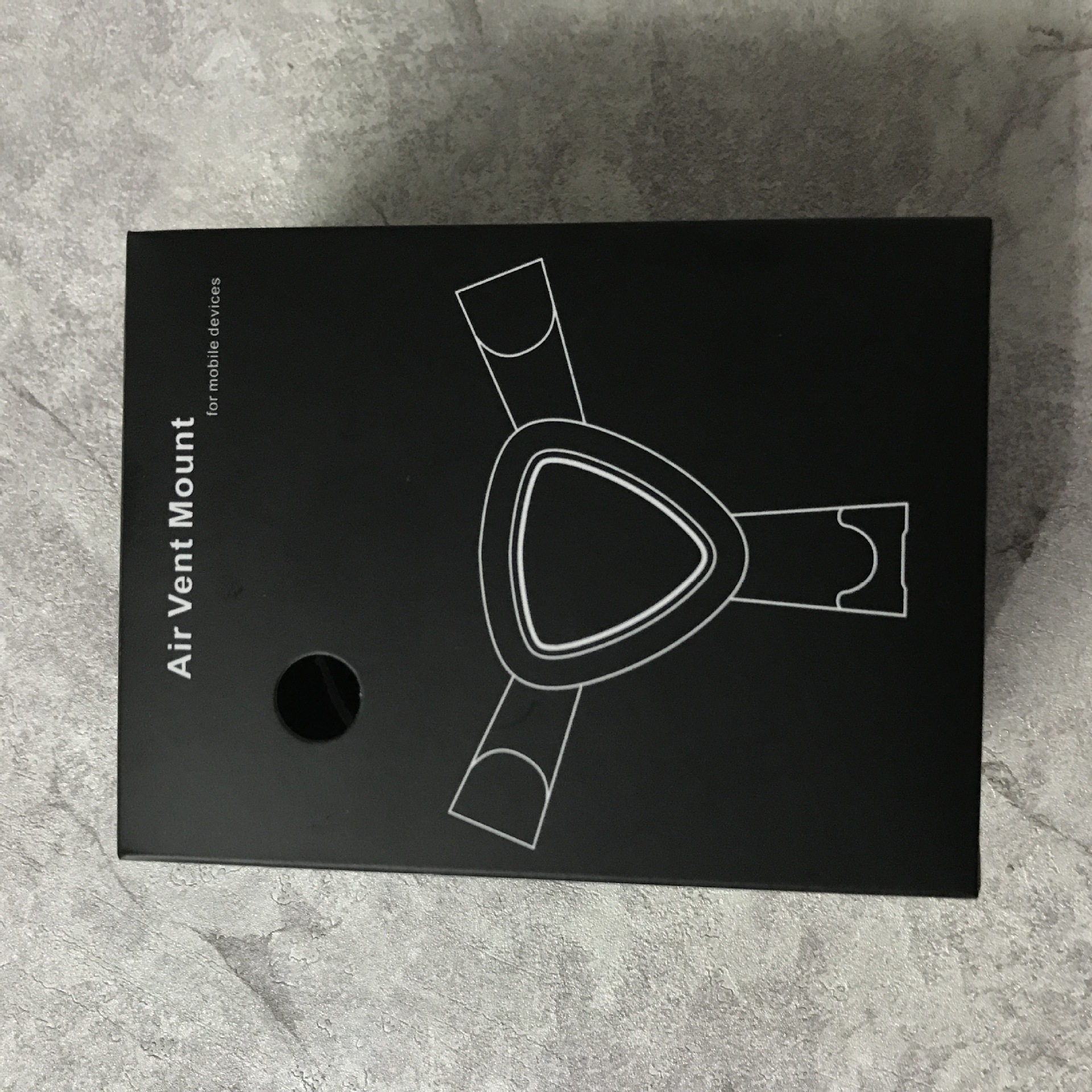 Creative Car bracket 2 generation car charger car swing air outlet navigation gravity car bracket General triangle