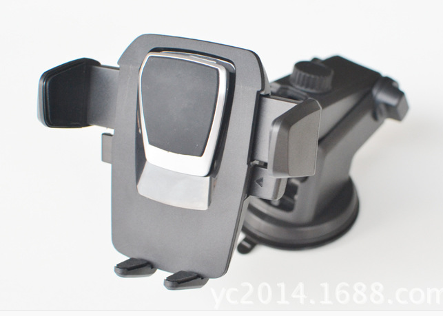 Long rod automatic lock car bracket deformation telescopic instrument table car phone navigation