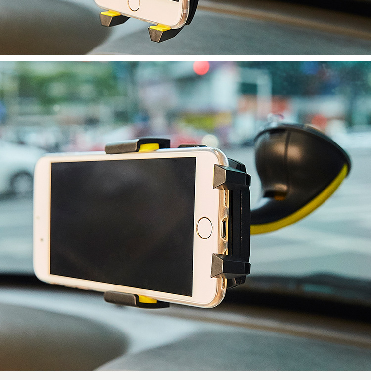 Car mobile phone car bracket sucker outlet car phone stand automatic lock