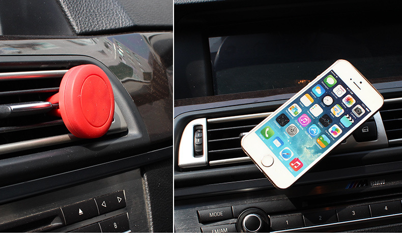Car bracket magnetic mobile phone general bracket automobile outlet magnet mobile phone rack