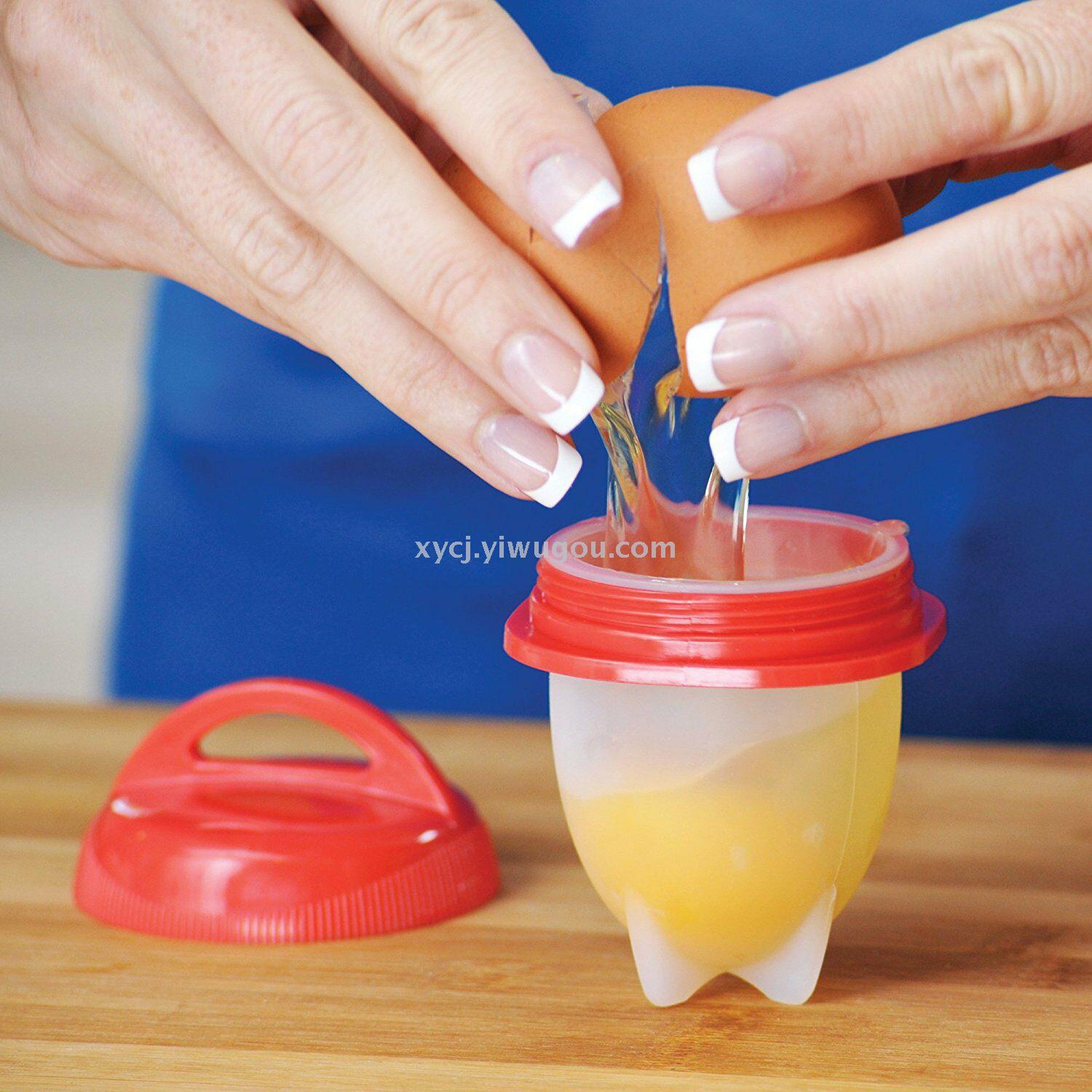 2018 TV new silicone egg cooker mini steamed egg, 6 egg molding mould.