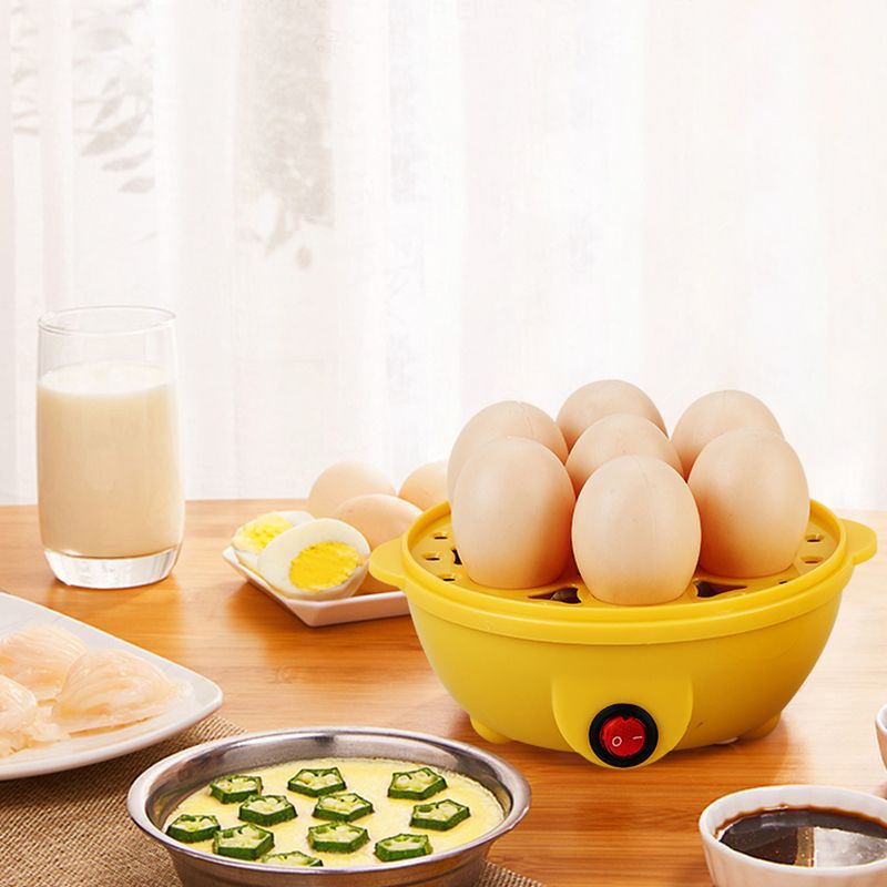 Factory Direct Sales Egg Boiler Single-Layer Breakfast Chicken Head Egg Cokker Kitchen Small Egg Cooker