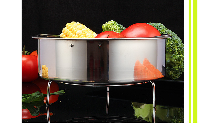 Steel Steaming Rack Vegetable Shim Rice Cooker Separated Steamer Rack Steamed Basket Steamed Egg Rack Exclusive