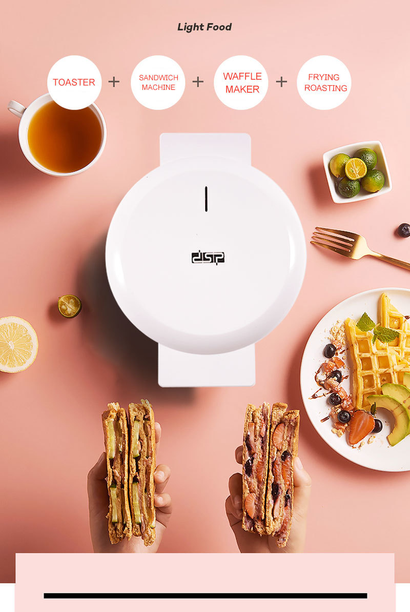 DSP Dansong Home Bread Maker Waffle Maker Mini Breakfast Maker DSP Dansong Home Bread Maker Waffle Maker Mini Breakfast Maker