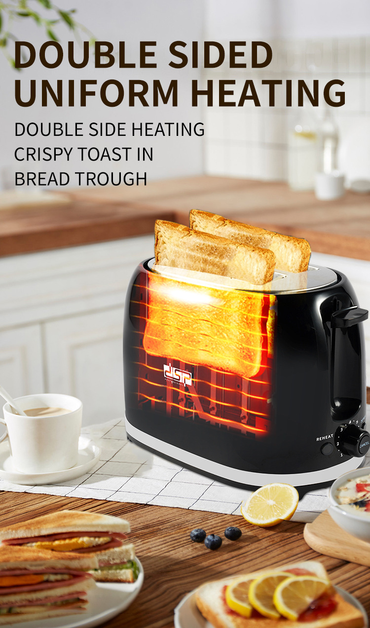 DSP/DSP Household Kitchen Bread Maker Toaster 7-Speed Adjustment Automatic Breakfast Machine Kc2045 DSP/DSP Household Kitchen Bread Maker Toaster 7-Speed Adjustment Automatic Breakfast Machine Kc2045