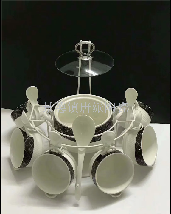 Jingdezhen ceramic soup pot ceramic bowl ceramic double ear pot rice noodle pot heat-resistant king kong pot health pot Jingdezhen ceramic soup pot ceramic bowl ceramic double ear pot rice noodle pot heat-resistant king kong pot health pot