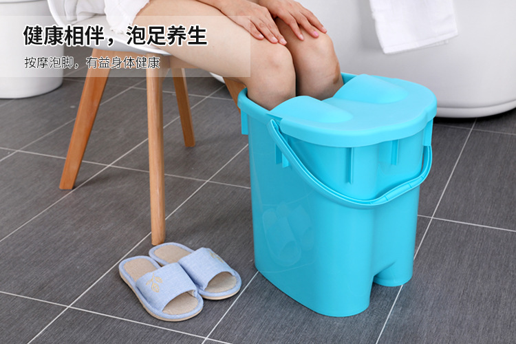 Foot bath tub with cover for massage foot tub plastic foot tub for washing foot tub for household use