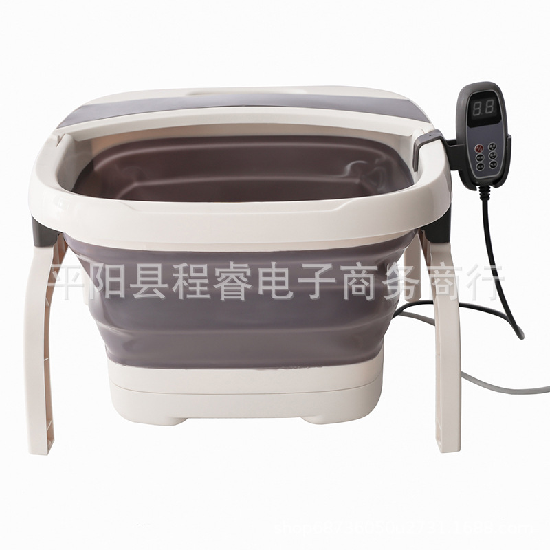 Manufacturer&#039;s electric folding foot tub bubble heating massage automatic foot bath compressor foot bath tub