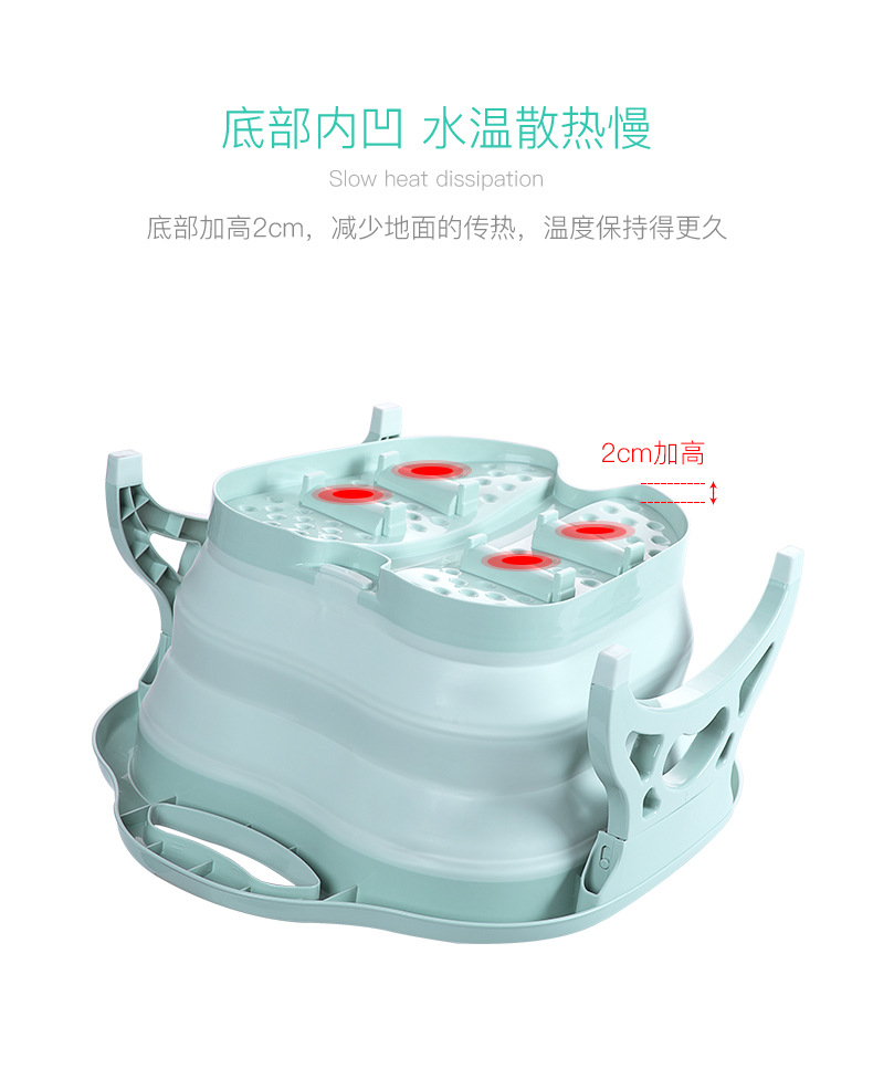 Folding foot tub portable foot bath bucket travel massage foot wash basin adult deep foot bath basin Folding foot tub portable foot bath bucket travel massage foot wash basin adult deep foot bath basin
