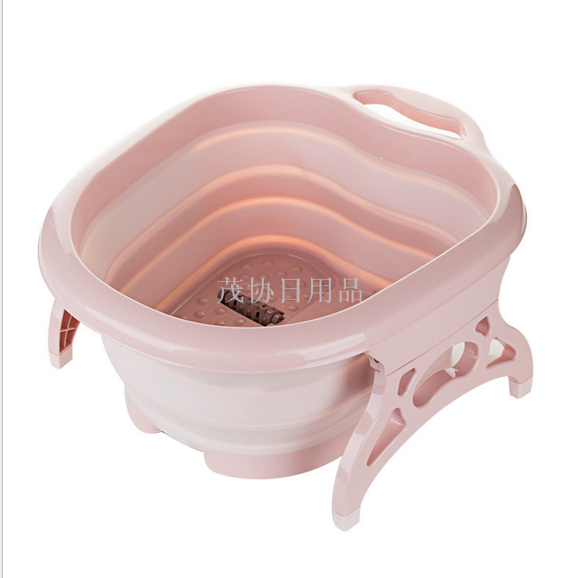Plain colored folding foot  foot bath tub massage tub foot bath tub high wash foot tub tuba household foot bath tub