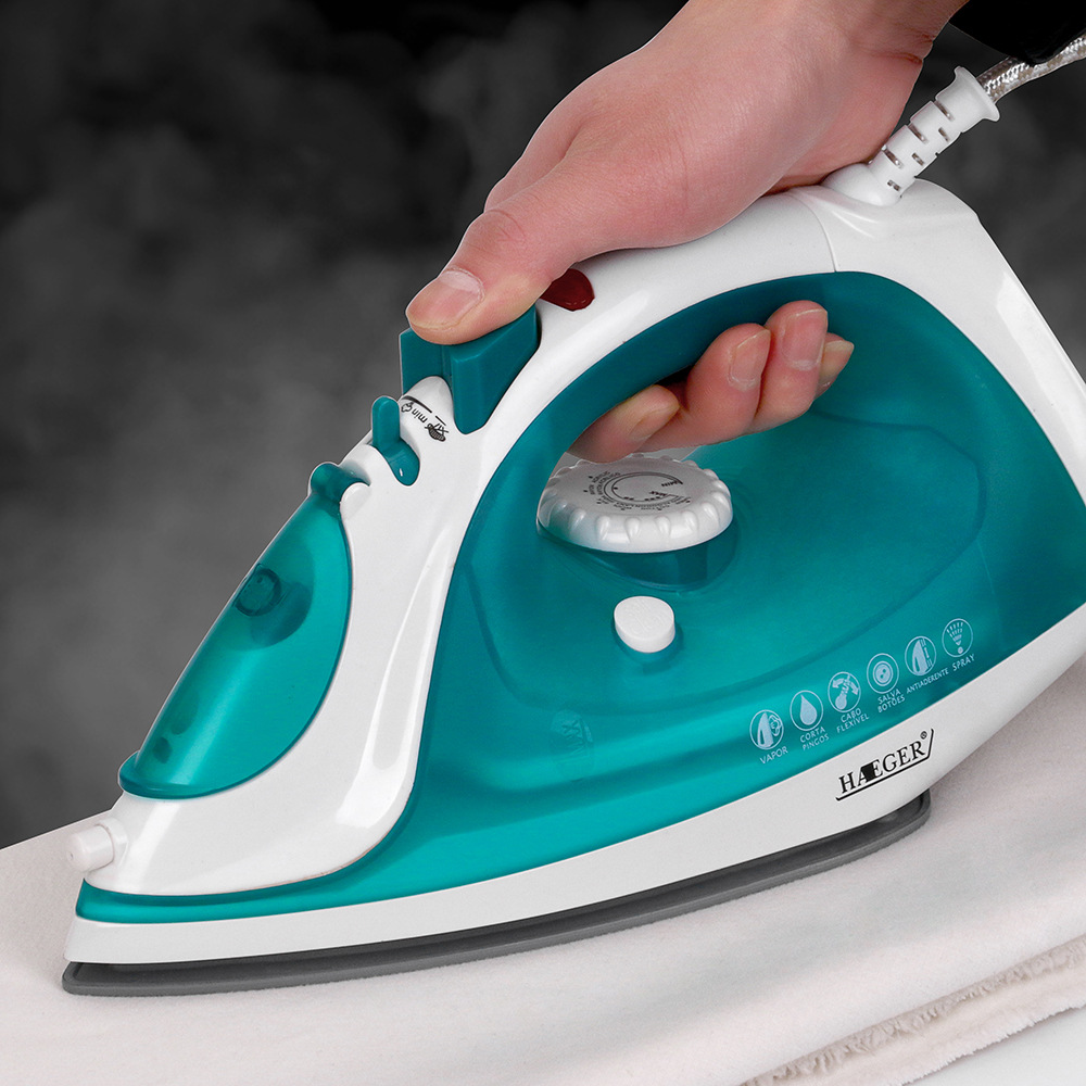 Household powerful steam spray temperature-controlled electric iron holder mini electric iron firing floor hg-1245
