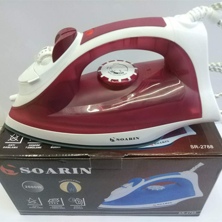 Department store for high power electric iron stainless steel bottom electric iron power supply temperature regulation.