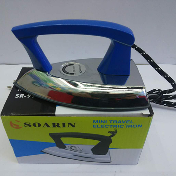 Small commodity store hot iron the old electric iron iron plate bottom not sticky hair.
