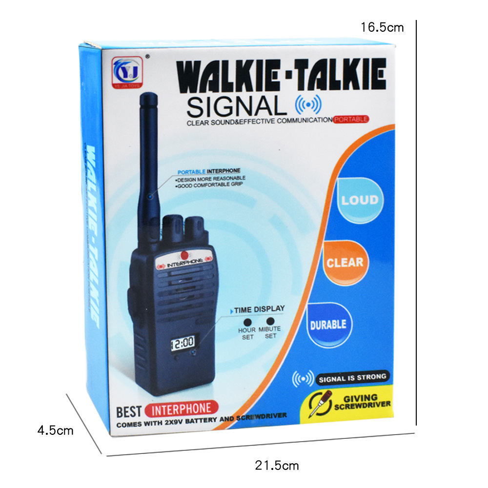 Long - range radio walkie - talkie parent - child interaction children play home walkie - talkie toys with batteries